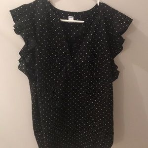 Black and white top Large